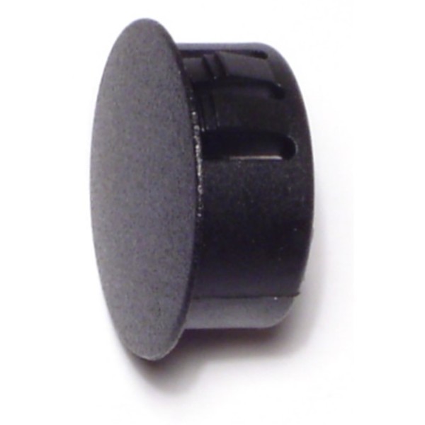 Midwest Fastener 7/8" Black Nylon Plastic Flush Head Hole Plugs 6PK 69473